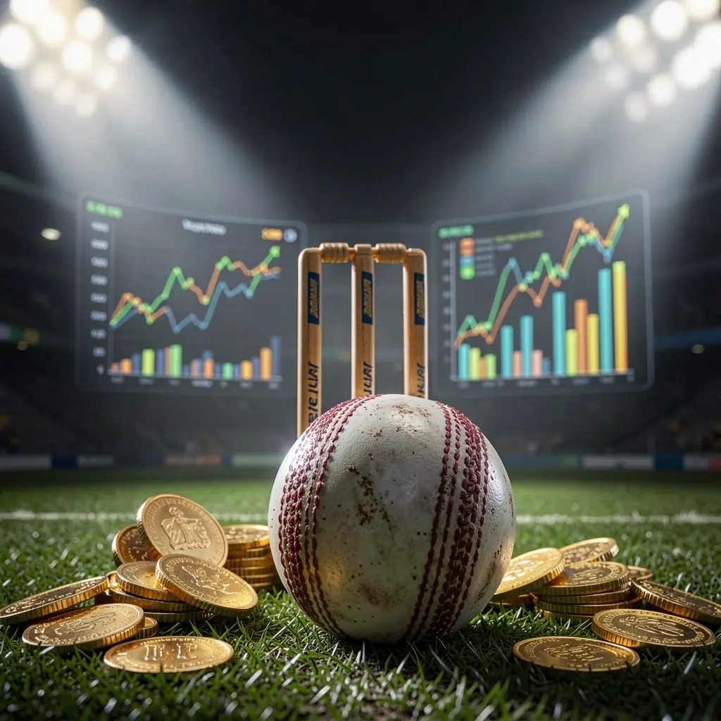 899 OK cricket betting page background featuring a cricket ball in the foreground, wickets behind, dramatic stadium floodlights, golden coins, and glowing data charts 899 OK cricket betting page background featuring a cricket ball in the foreground, wickets behind, dramatic stadium floodlights, golden coins, and glowing data charts